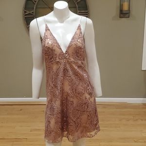 Free People Night Shimmers Mini Dress